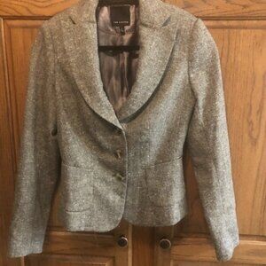 The Limited Gray Wool Blend Blazer Jacket